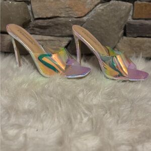 Elegant Iridescent Heels